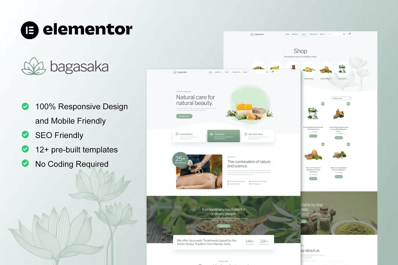 mainBagasaka-1.png Bagasaka – Ayurveda Treatment and WooCommerce Store Template Kit